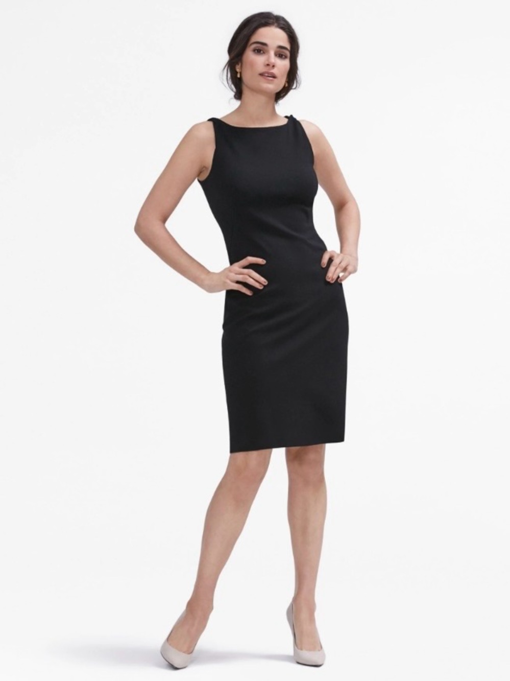 NEW MM Lafleur Victoria Classic Black Sheath Mini Dress size 2